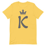 Short-Sleeve Grey K Unisex T-Shirt